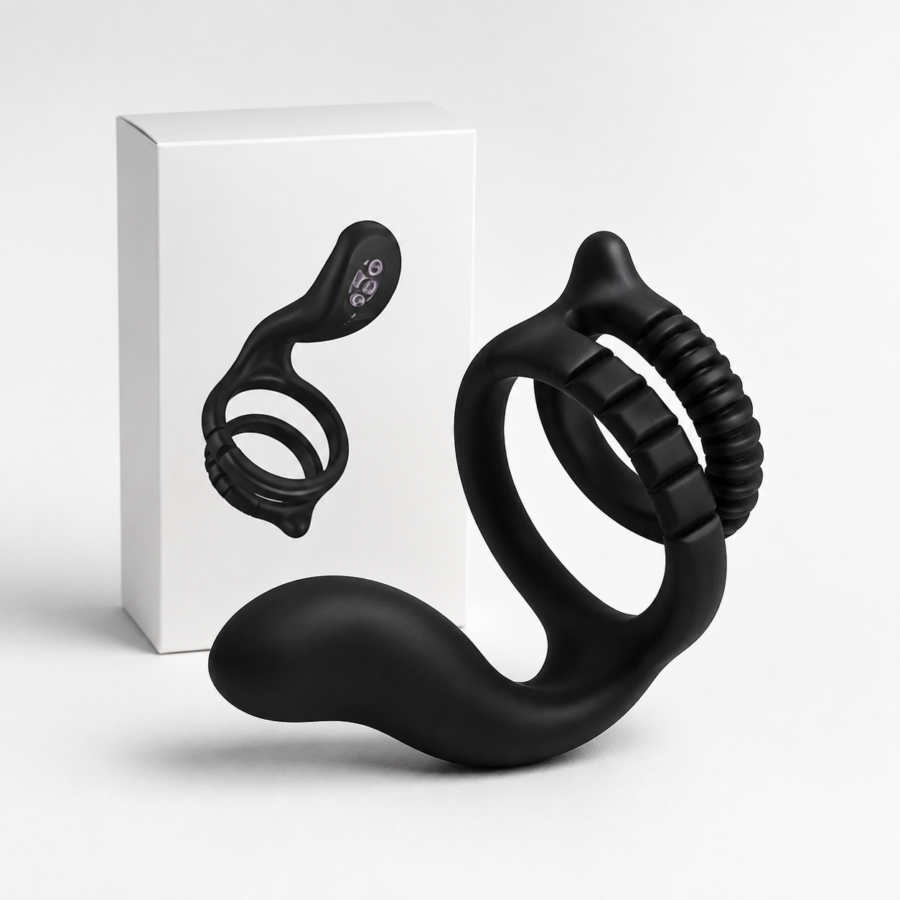 Snake — Anillo Vibrador con 10 Frecuencias | 11 × 5 × 3 cm